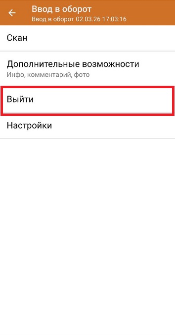 ввод в оборот