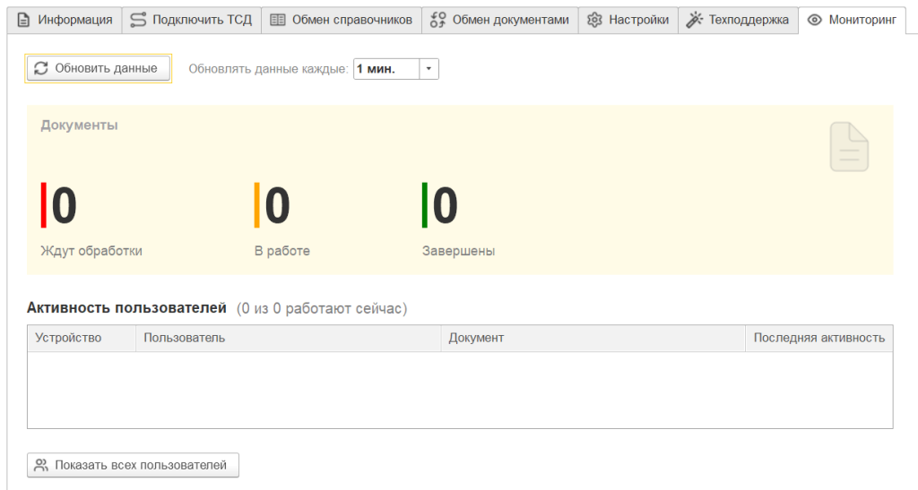 функционал обработки